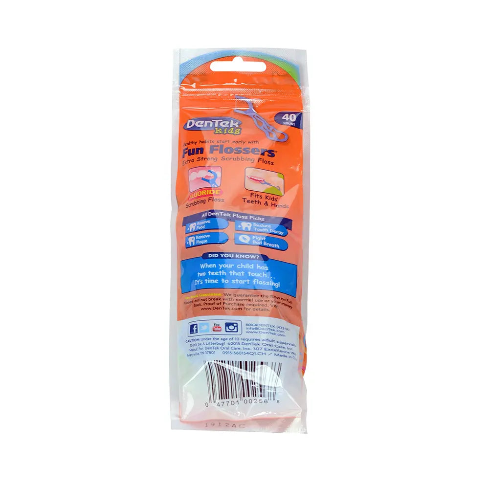 DenTek Fun Flosser, Dental floss 40 Pieces DenTek