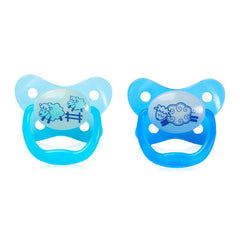 Dr Browns PreVent Glow in the Dark Butterfly Shield Pacifier - (0-6 M )- Blue - Pack of 2