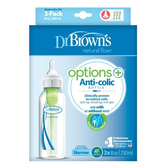 Dr Browns PP Narrow Neck "Options" Baby Bottle: ( 250 ml) - Pack of 3