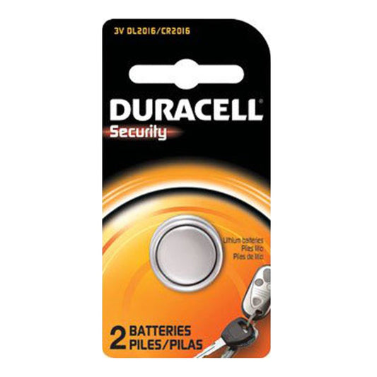 Duracell 2016 Lithium Battery - 2 pieces