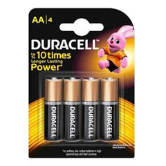 Duracell AA Battery Alkaline - 4 pieces