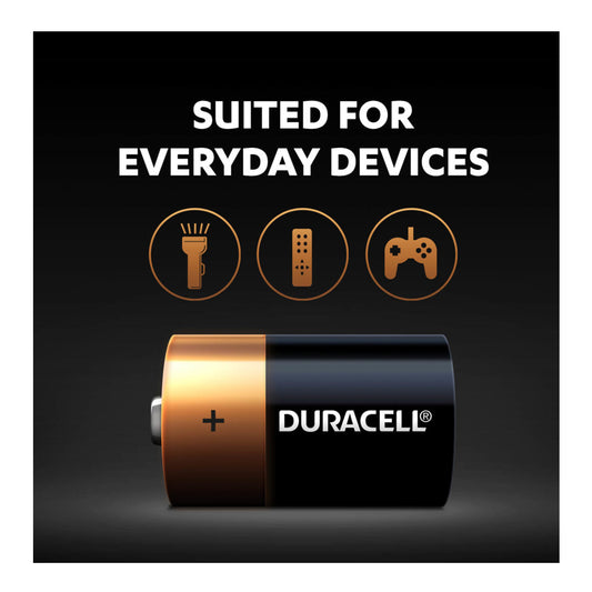 Duracell  C 2 Battery Monet Longer Power - 2 pieces