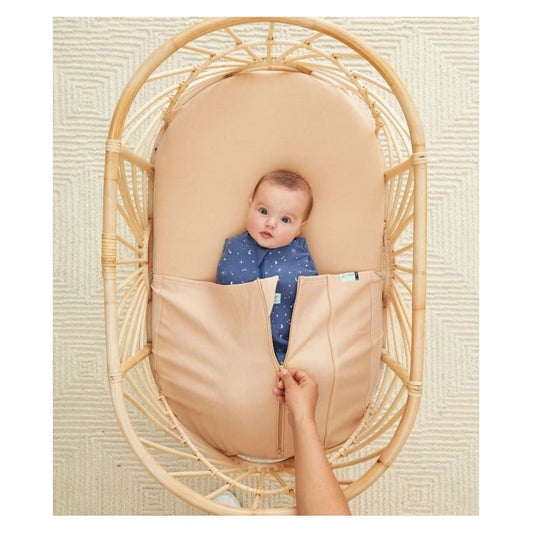 ergoPouch Bassinet Tuck Sheet - Wheat