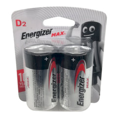 Energizer D Max Batteries - Pack of 2