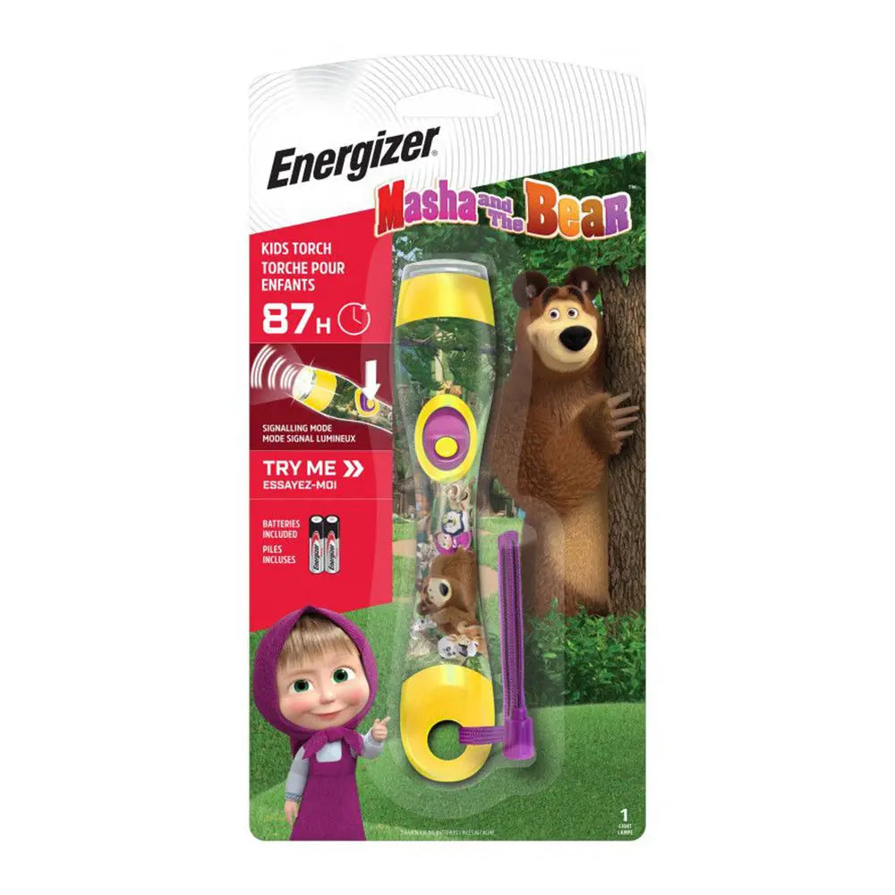 Energizer Torch Battery Powered for Kids - Mascha and the Bear Energizer