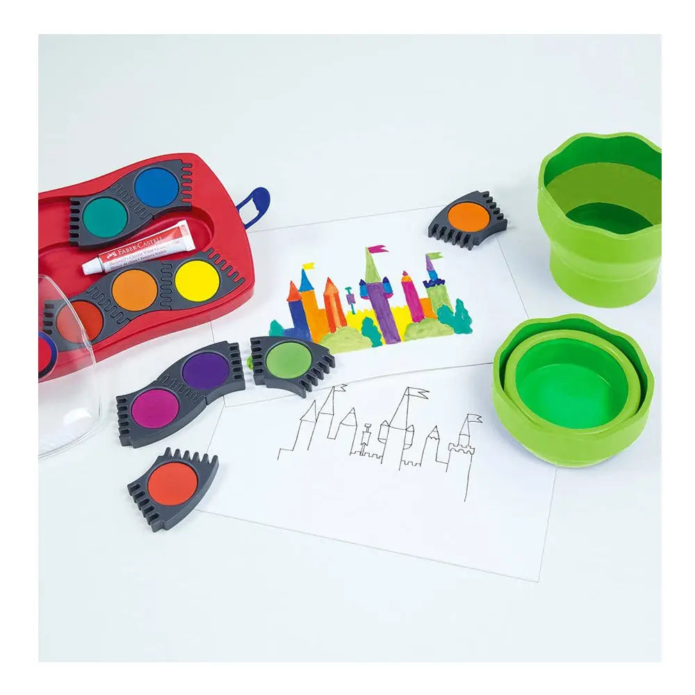 Faber Castell Connector Paint Box- 12 Colors Faber-Castell