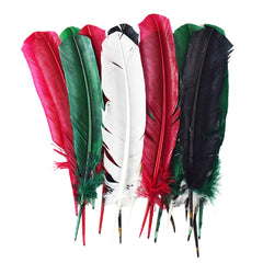 Large Assorted Colors Feathers, 20 feathers