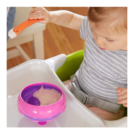 The First Years Toddler Suction Bowl, Pink