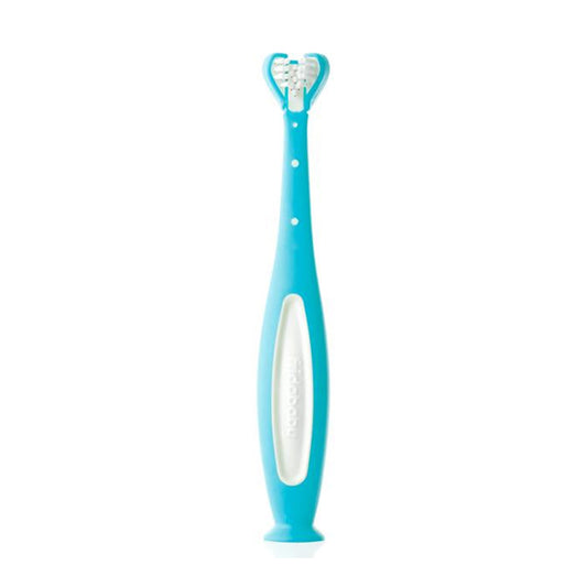 Frida Baby Triple-Angle Toothhugger Training Toothbrush for Toddler - 2 Years+ - Blue