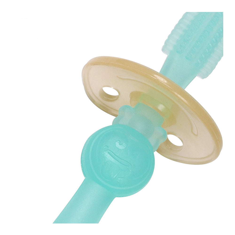 Haakaa 360° Silicone Toothbrush - 6 Months+ - Blue