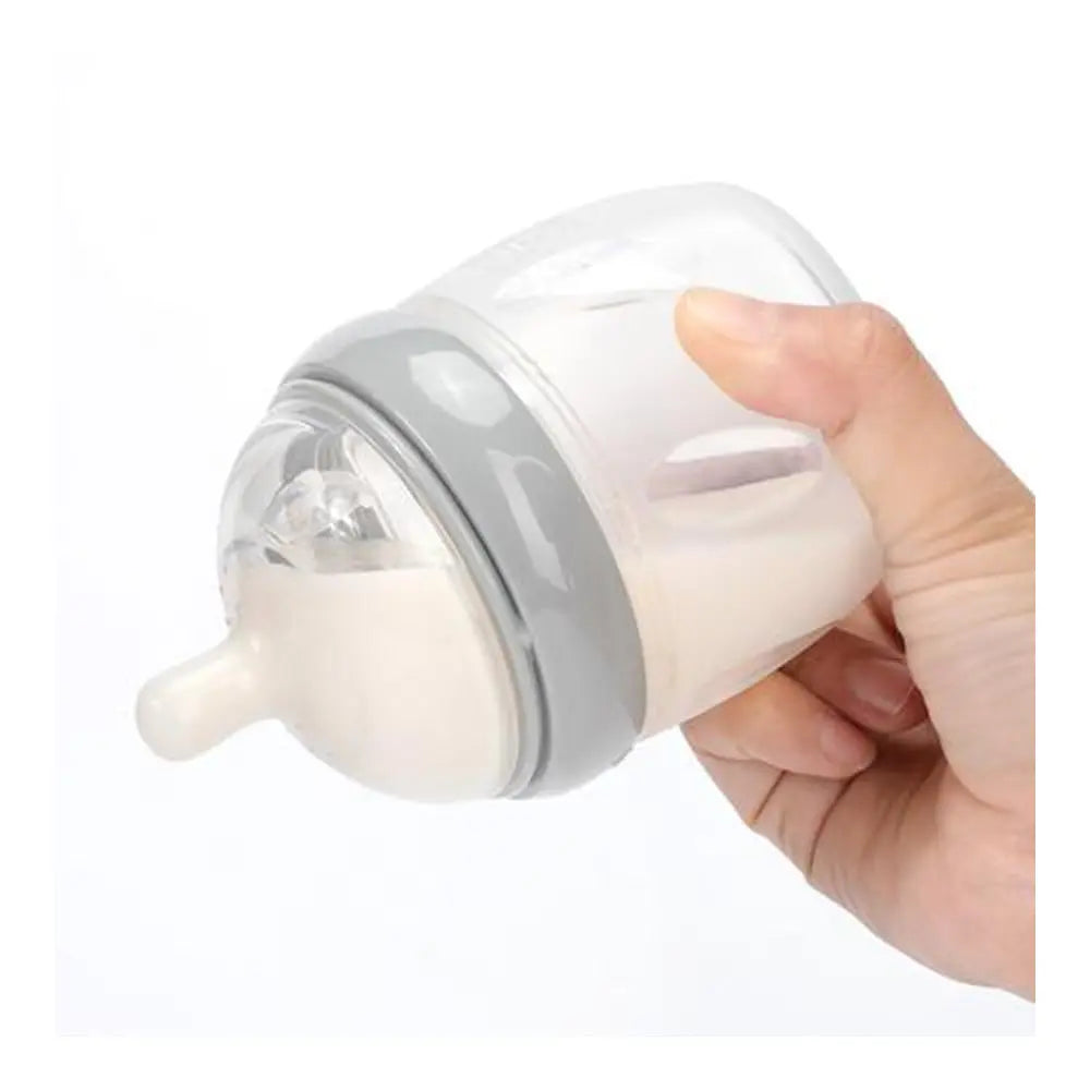 Haakaa Silicone Baby Bottle Gray - (160 ml) Haakaa
