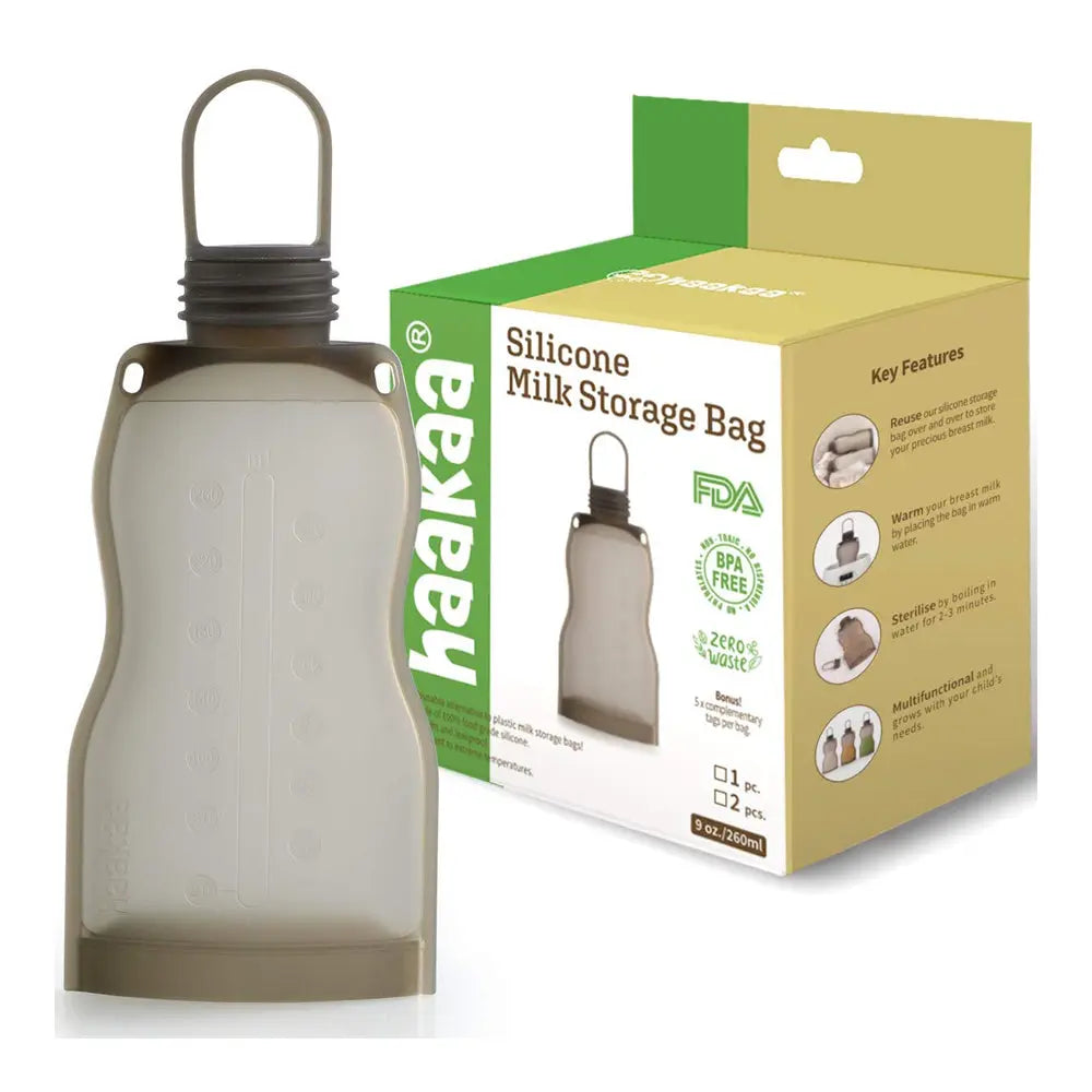 Haakaa Silicone Milk Storage Bag, 9oz / 260ml - 1 bag Haakaa