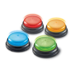 Learning Resources - Lights And Sounds Buzzers (Set of 4)  - 3 years+