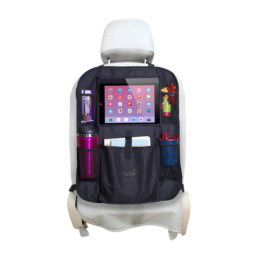 Mamas First Car Backseat Organizer - 5 Pockets and Tablet Holder Mama's First