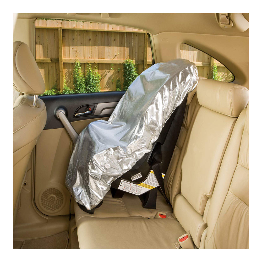 Mamas First Baby Car Seat Sunshade Cover - Aluminium