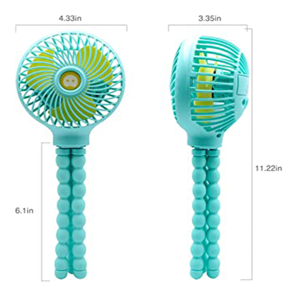 Mamas First Mini Fan Flexible Tripod - Blue