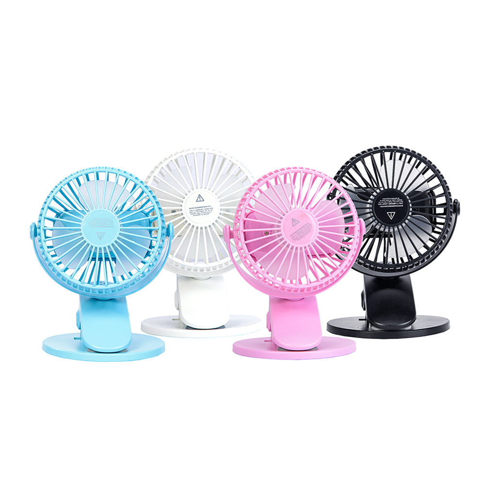 Mamas First Mini Fan Clip- Black