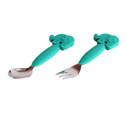 Marcus & Marcus Fork And Spoon Set Elephant