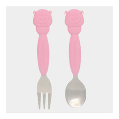 Marcus & Marcus Fork And Spoon Set Pink