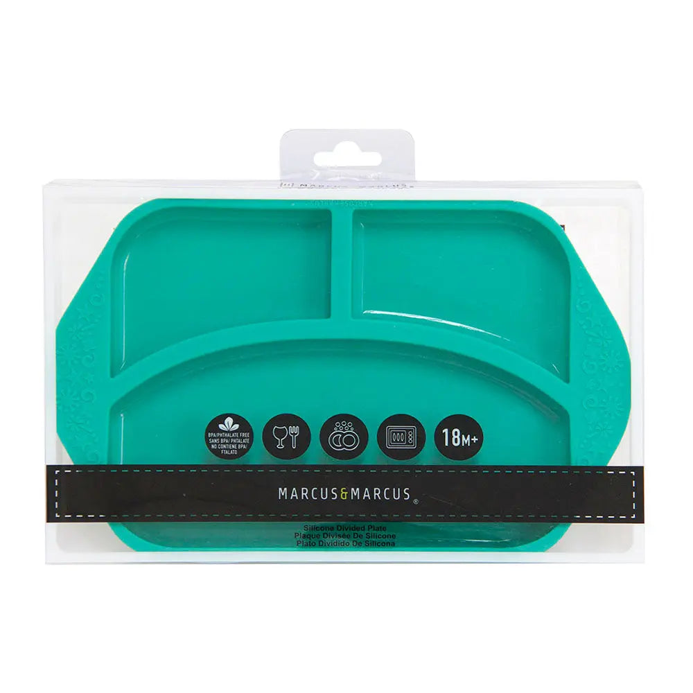 Marcus & Marcus Silicone Divided Plate Elephant Marcus & Marcus