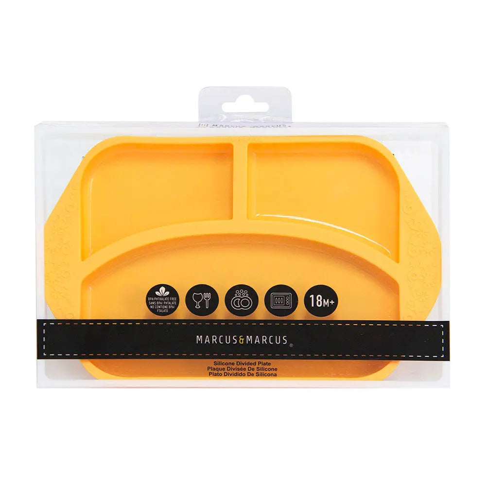 Marcus & Marcus Silicone Divided Plate Giraffe Marcus & Marcus