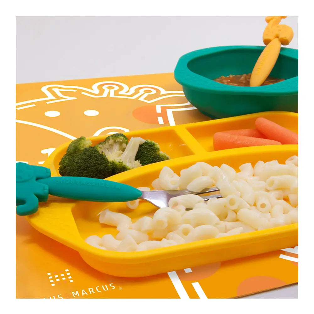 Marcus & Marcus Silicone Divided Plate Giraffe Marcus & Marcus