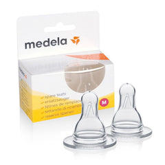 Medela Spare Bottle Nipple  - Pack of 2