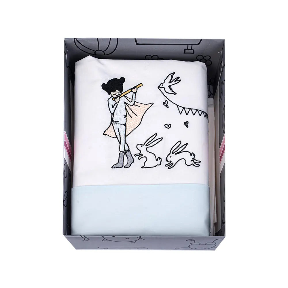 Momi Shop Duvet Cover Set - Blue Momi Shop