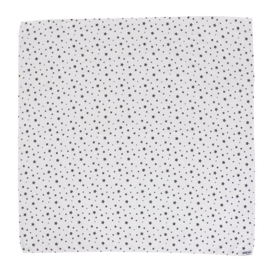 Sevi Bebe Muslin Blanket - Grey Stars