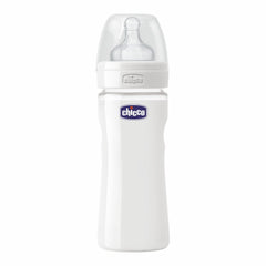 Chicco Feeding Bottle Nature Glass - (240 ml)
