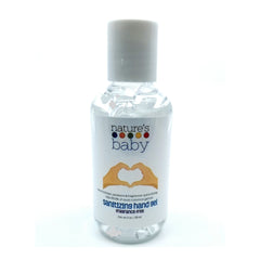 Natures Baby Organics Sanitizing Hand Gel - Fragrance Free  - 2 Oz / 59.14 ml - Pack of 4