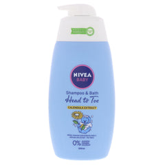 Nivea Baby Shampoo & Bath Calendula Extract Pump - 500 ml