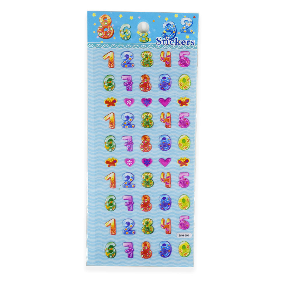 ملصقات الارقام