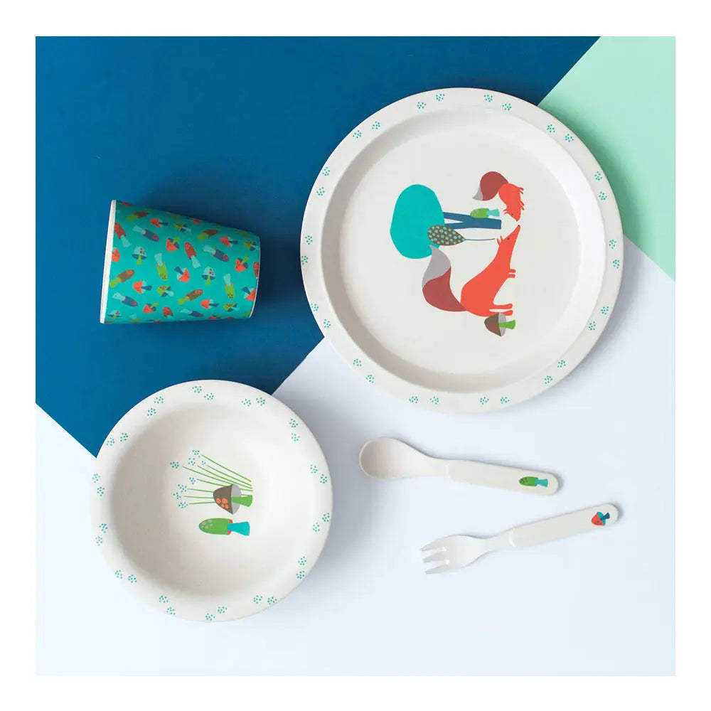 Olmitos Bambo Fibre Kids Set -  Forest Olmitos
