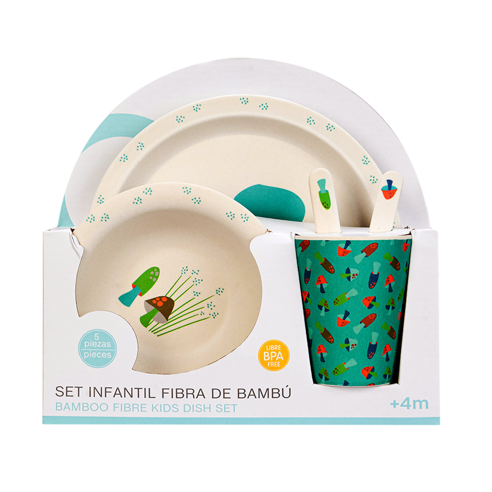 Olmitos Bambo Fibre Kids Set -  Forest