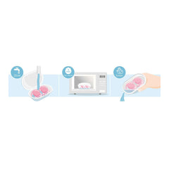 Philips Avent Soother Ultra Air 0-6 months - Mix Deco - 2 Pieces, Pink