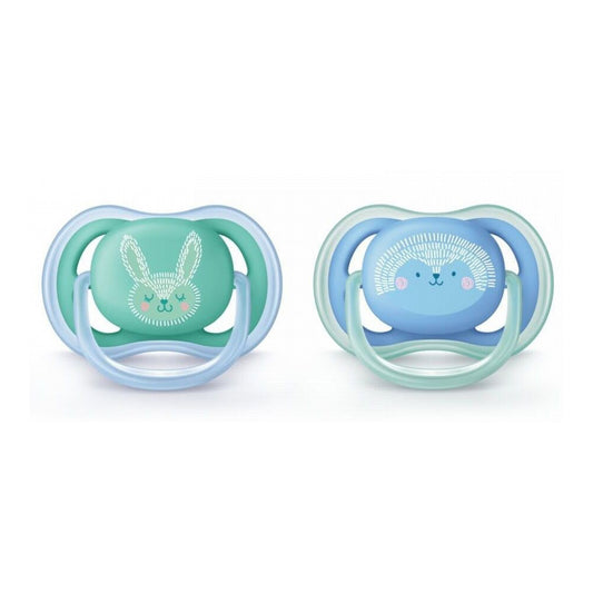 Philips Avent Pacifier Ultra Air 6-18 months - 2 Pieces, Blue