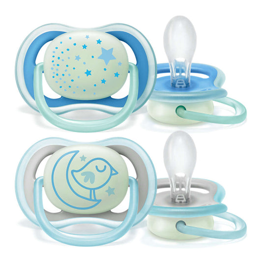 Philips Avent Soother Ultra Air Night 6- 18 months - Pack of 2