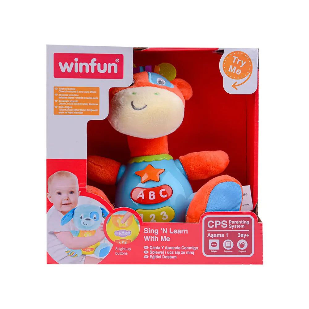 Pal Oyuncak Educational Buddy Girafe Toy Pal Oyuncak