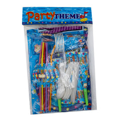 Party Theme Essentials - Set Of 6 - Dark Blue