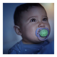 Philips Avent Night Time Silicone Soother Ultra Air (0-6 Months ) - Pack of 2