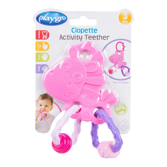 Playgro Clopette Activity Teether - Multi Color Playgro