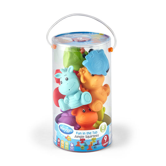 Playgro Fun in the Tub Jungle Squirtees - Multicolor
