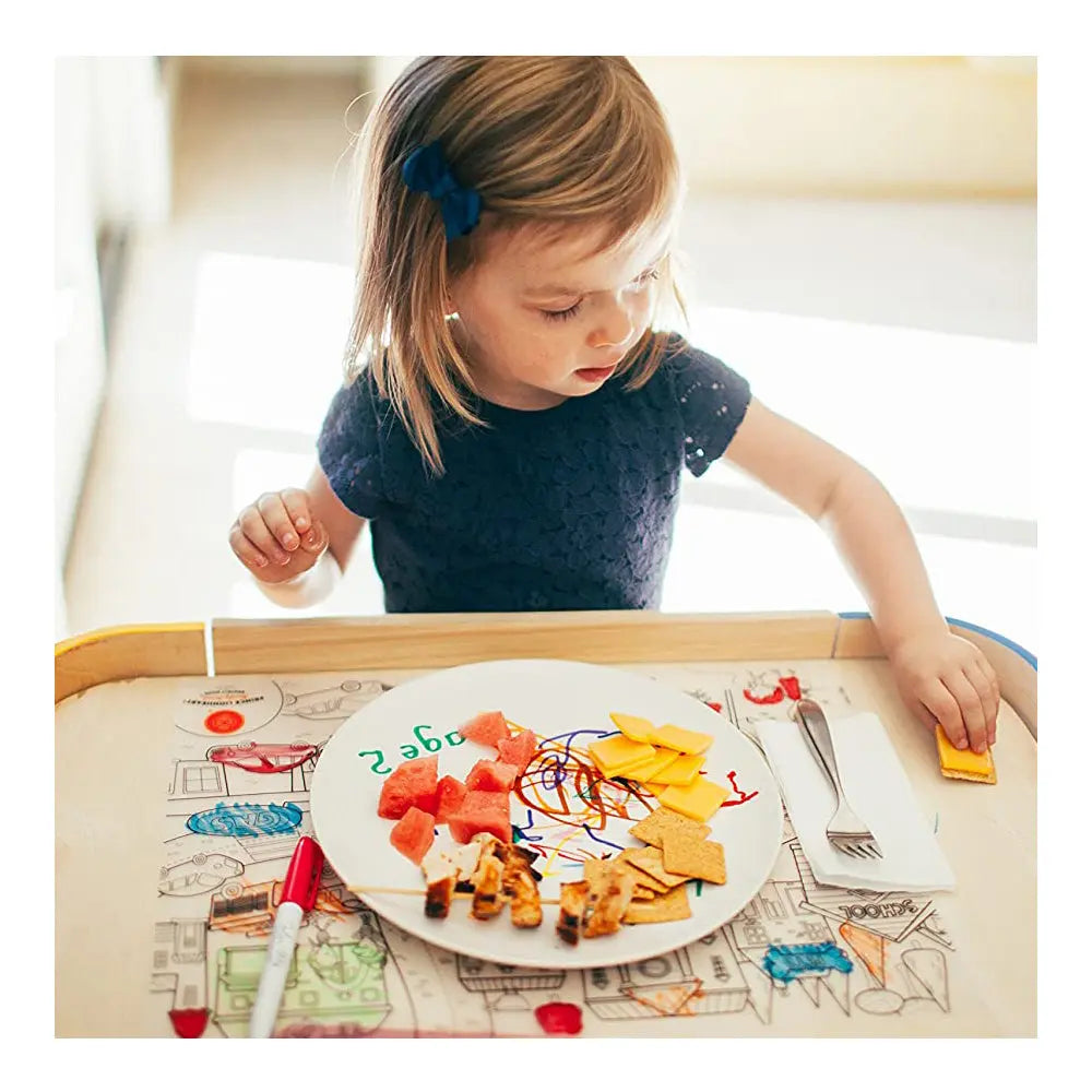 Prince Lionheart Colour & Draw Placemat Dino Prince LionHeart