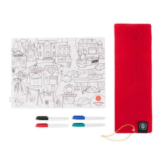 Prince Lionheart Colour & Draw Placemat - City