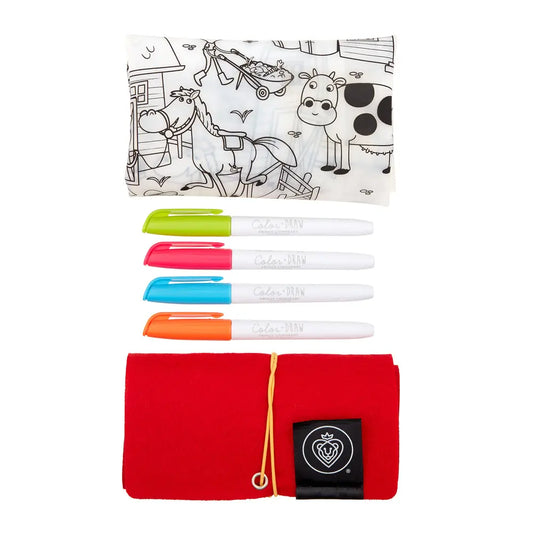 Prince Lionheart Colour & Draw Placemat - Farm Prince LionHeart