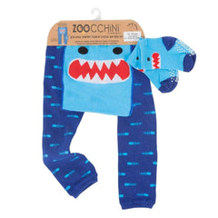 Zoocchini Comfort Crawler Babies Legging and Sock set - Sherman the Shark