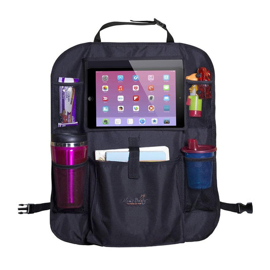 Mamas First Car Backseat Organizer - 5 Pockets and Tablet Holder