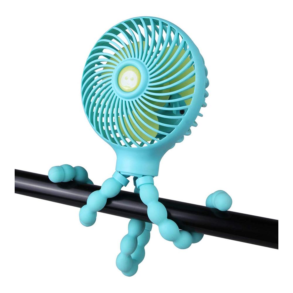 Mamas First Mini Fan Flexible Tripod - Blue