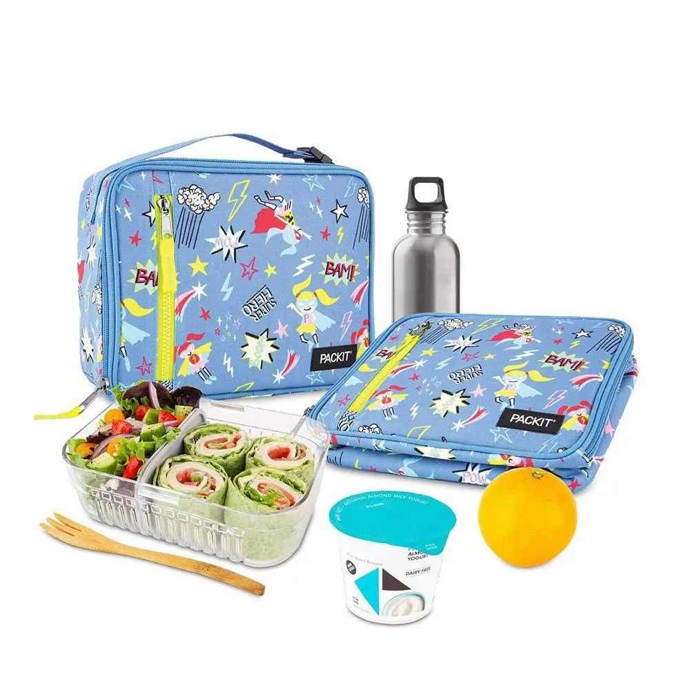 PackIt Freezable Classic Lunch Bag - P the SuperHero PackIt